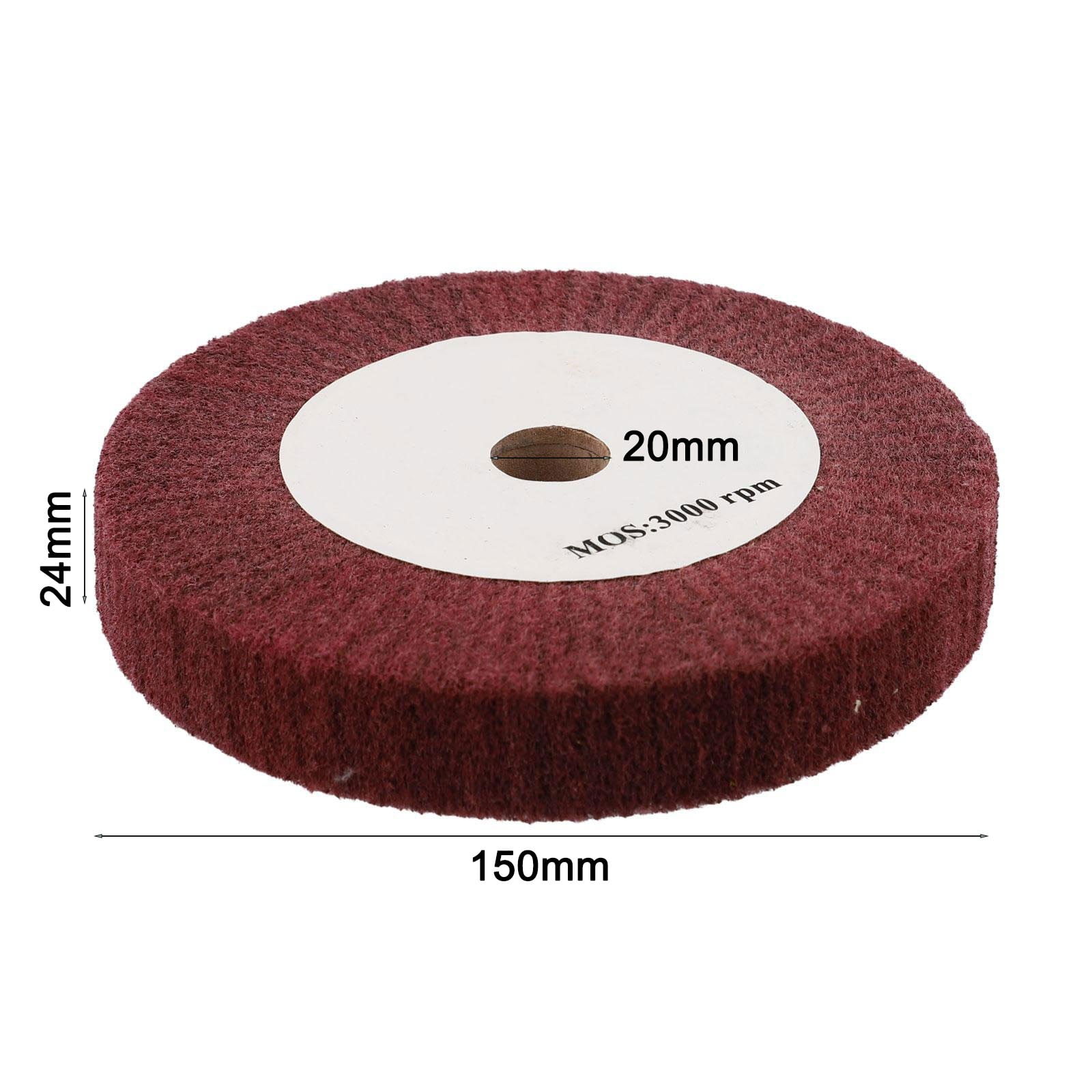 4”~12“ Nylon Fiber Flap Polishing Wheel Disc Non-Woven Abrasive Buffing 320-Grit 125Mm Smile Home 150Mm - Image 4