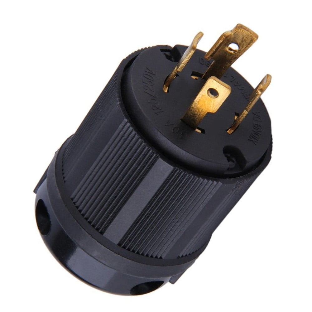 Locking Nema L14-30P Lock Plug 30A 125-250V 4 Prong For Generator Cord - Image 1