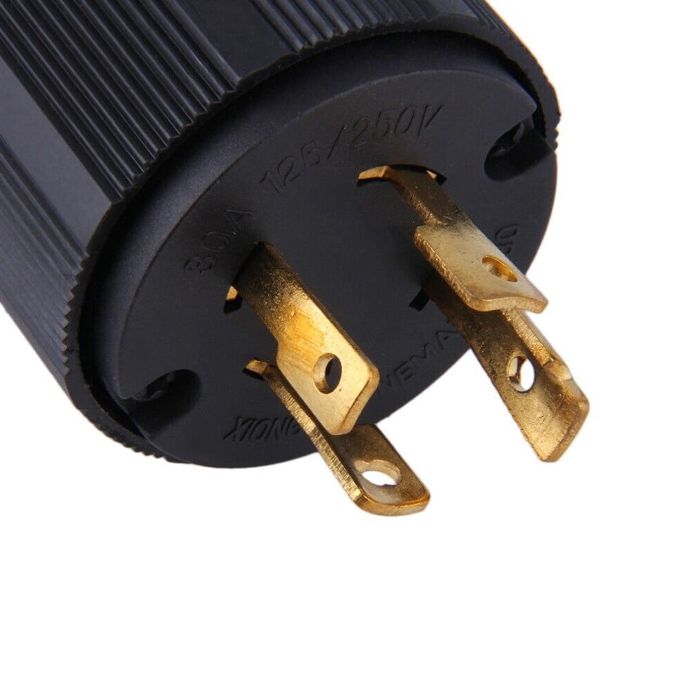 Locking Nema L14-30P Lock Plug 30A 125-250V 4 Prong For Generator Cord - Image 2
