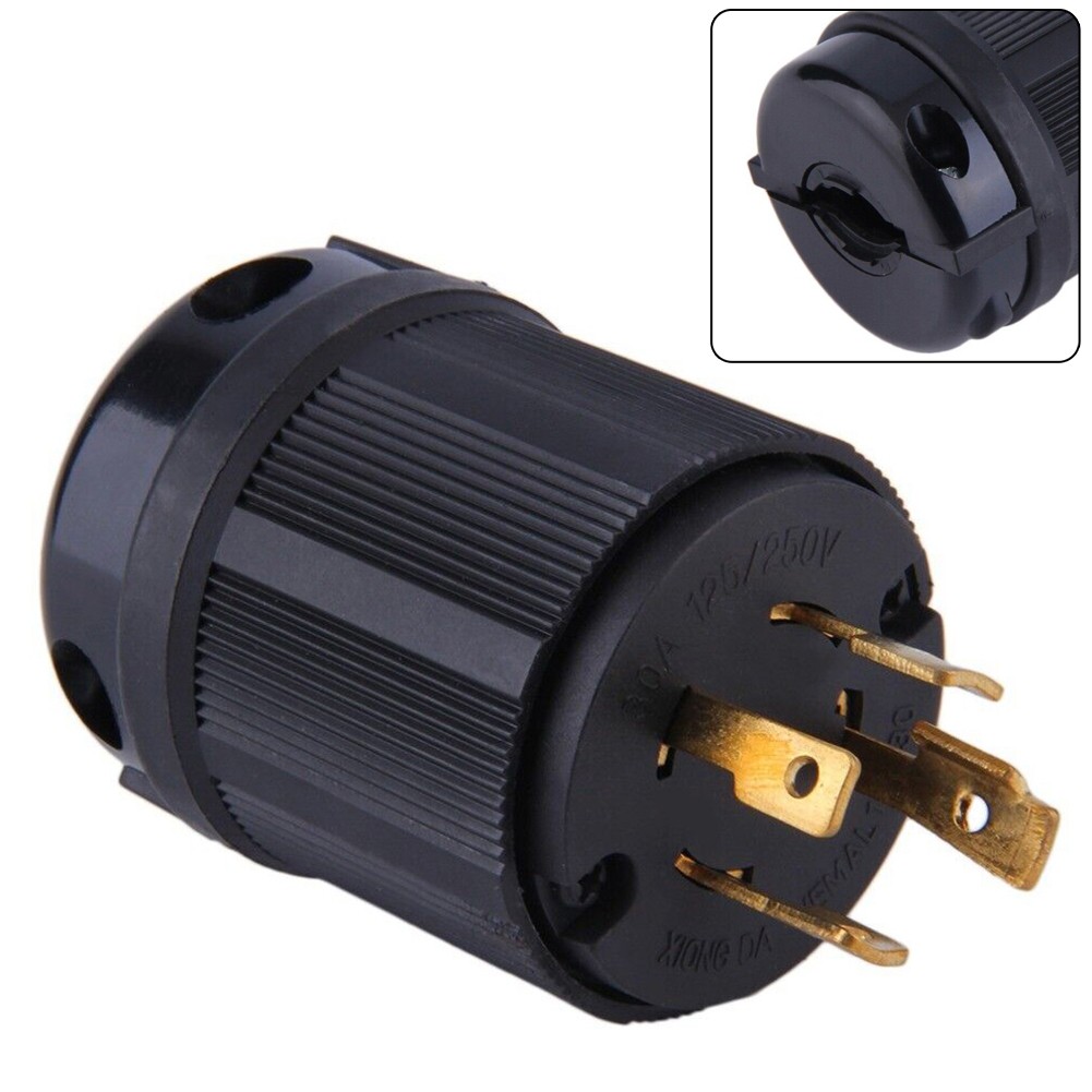Locking Nema L14-30P Lock Plug 30A 125-250V 4 Prong For Generator Cord - Image 8