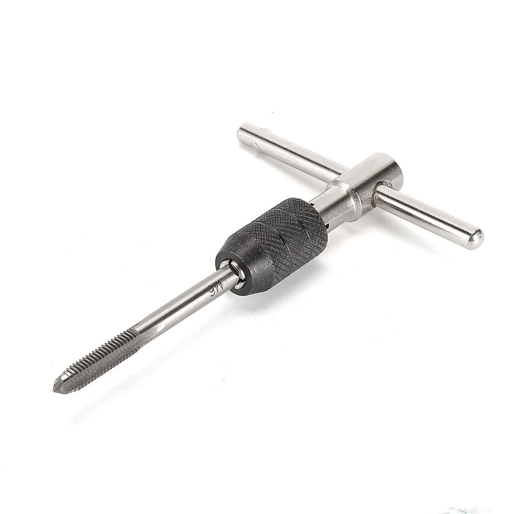 6Pcs for M3-M8 Tap Drill Set T Handle Ratchet Tap Wrench Machinist Tool with Screw - Image 4
