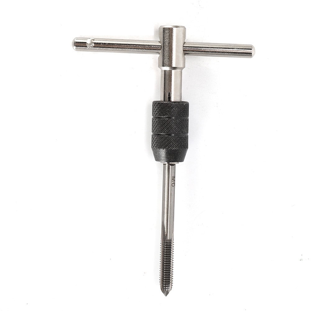 6Pcs for M3-M8 Tap Drill Set T Handle Ratchet Tap Wrench Machinist Tool with Screw - Image 6