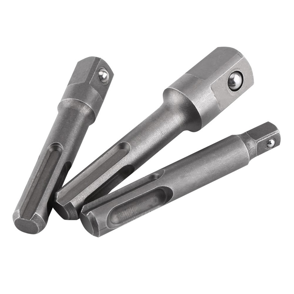 3Pcs for Sds Plus Shank Socket Driver Adapter Power Drill Bit Chuck Extensionadapter - Image 1