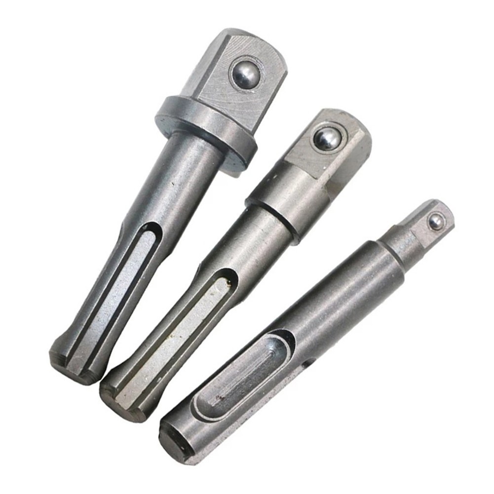 3Pcs for Sds Plus Shank Socket Driver Adapter Power Drill Bit Chuck Extensionadapter - Image 3