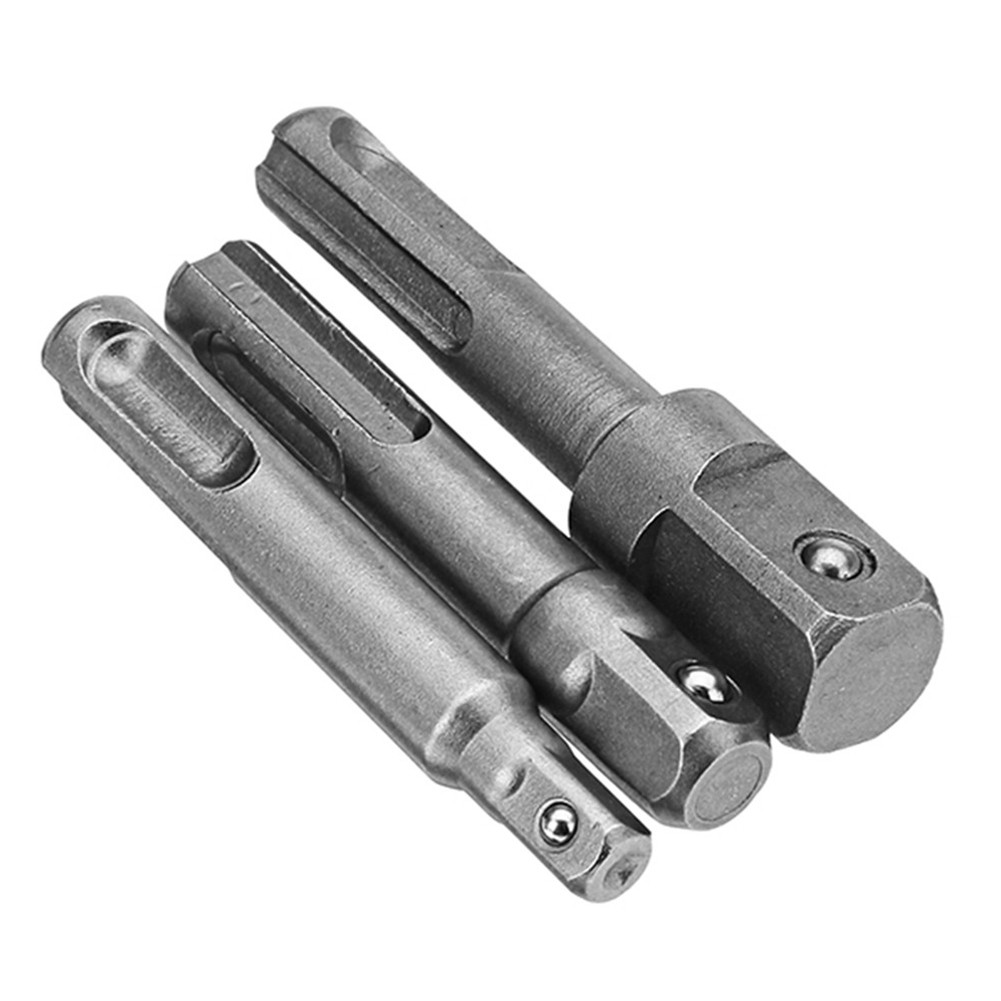 3Pcs for Sds Plus Shank Socket Driver Adapter Power Drill Bit Chuck Extensionadapter - Image 5