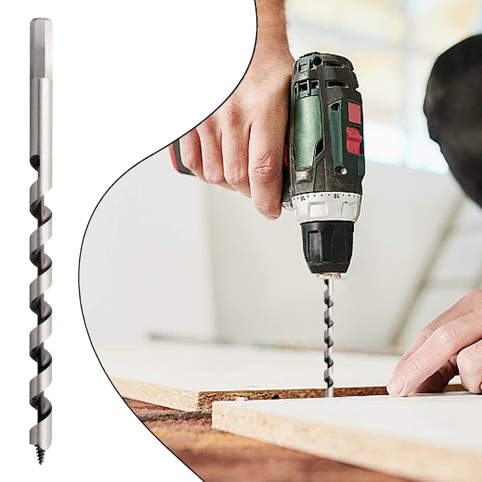 1Pc 230Mm Long Woodworking Center Auger Drill Bit for Wood Drilling Tools 6-25Mm 10Mm 12Mm - Image 3
