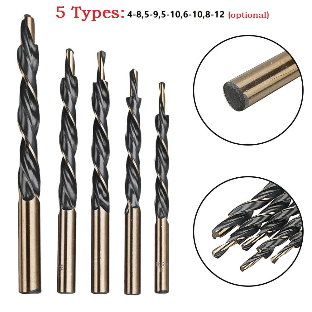 Step Drill Bits Manual Pocket Hole Jig 8-4/9-5/10-5/10-6/12-8Mm Woodworking Tool 45421 45516 - Image 6