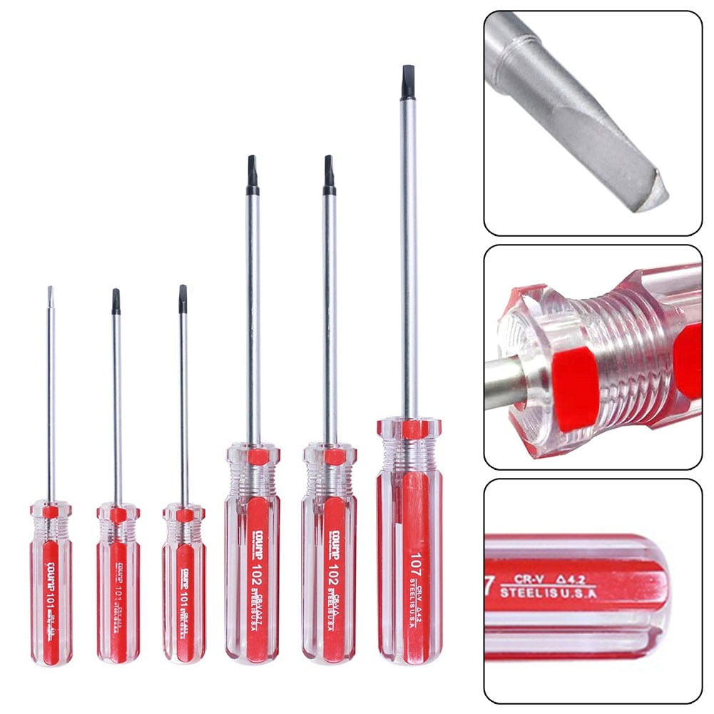 6Pcs Triangle Screwdriver Triangle Drive Screwdriver Removal Repair Tool 1.8-4.2 - Image 2