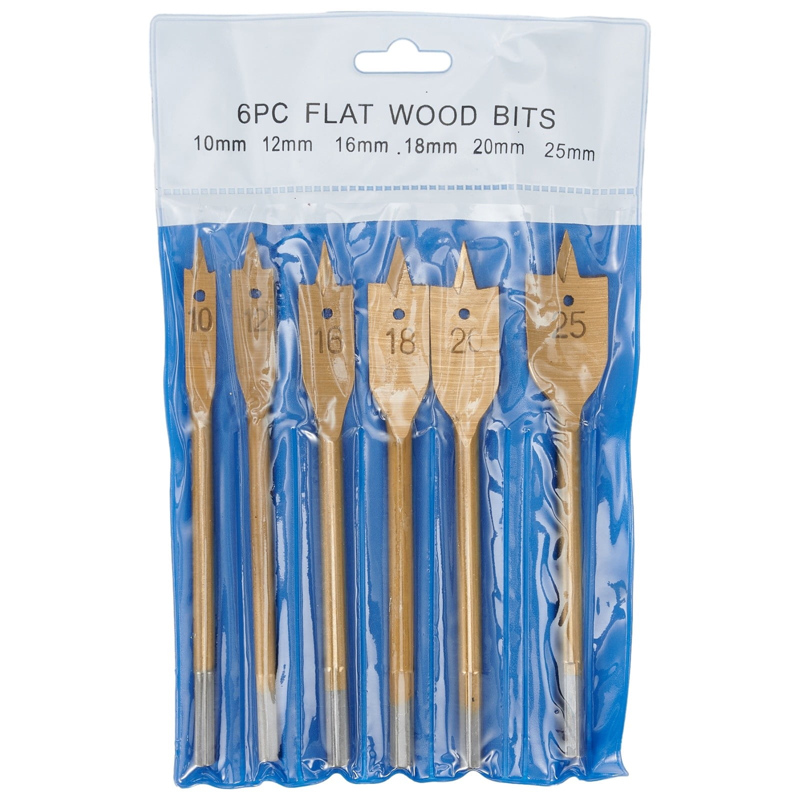 6Pcs Spade Flat Wood Drill Bit Woodworking Hex Shank Metric 10-25Mm - Image 5