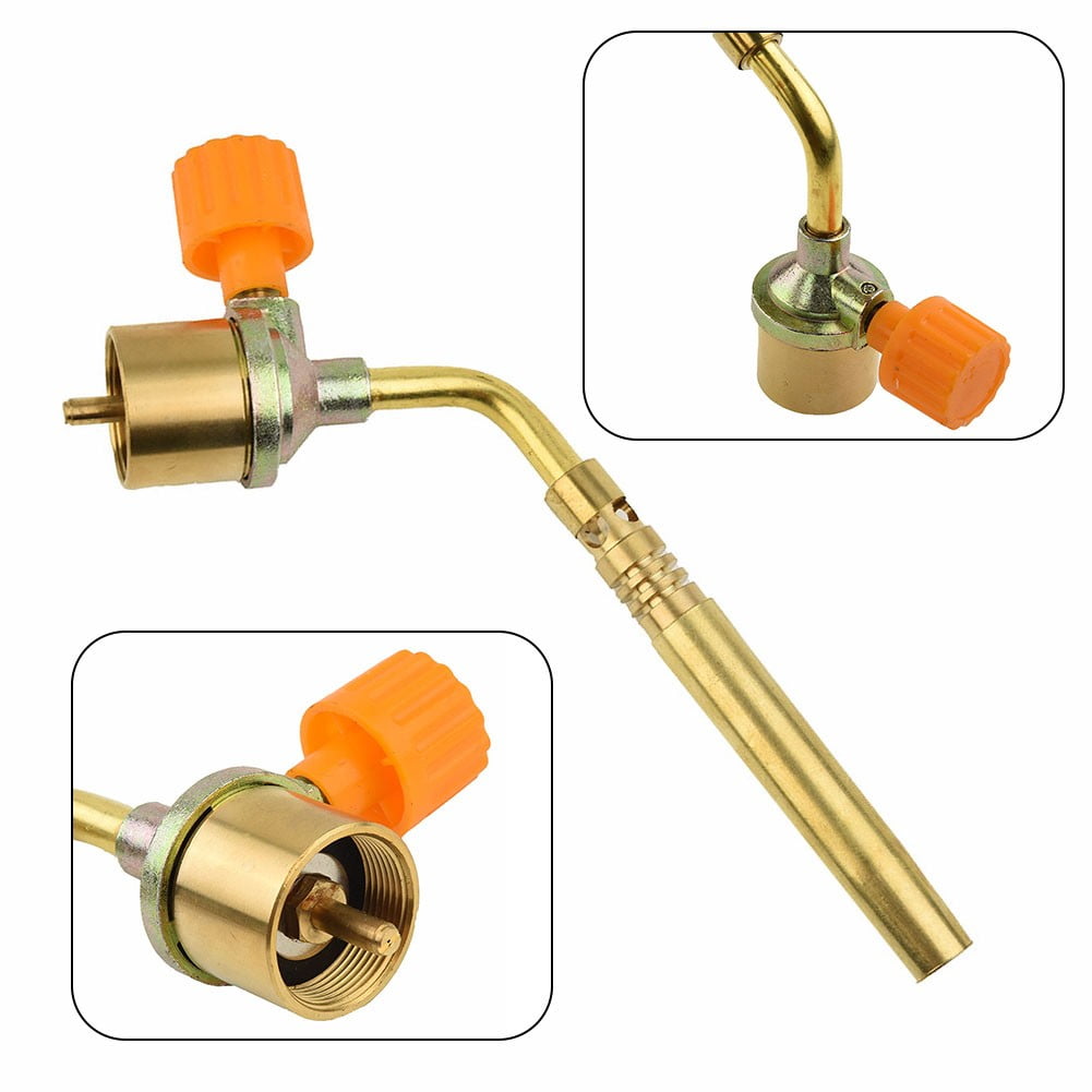 Mapp Gas Turbo Torch Brazing Solder Propane Welding Plumbing Nozzles Big Fire - Image 7