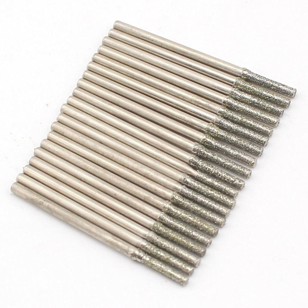 30Pcs 2.0Mm Diamond Saw Drill Hole Cutter Coated Solid Bits for Gemstone - Image 5