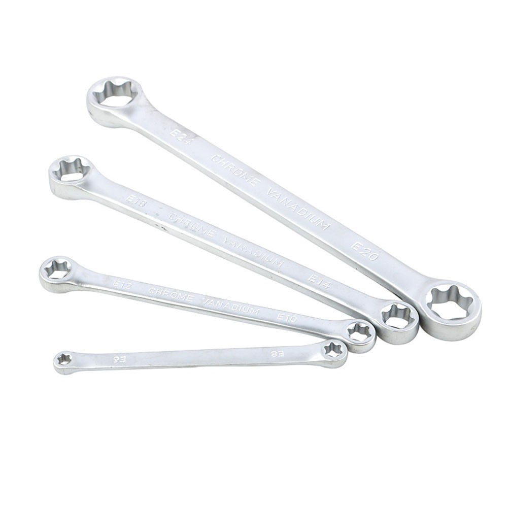 4Pcs Star Double Torx Wrench Spanner E6- E24 E-Type Double-Ended Hexagon - Image 2
