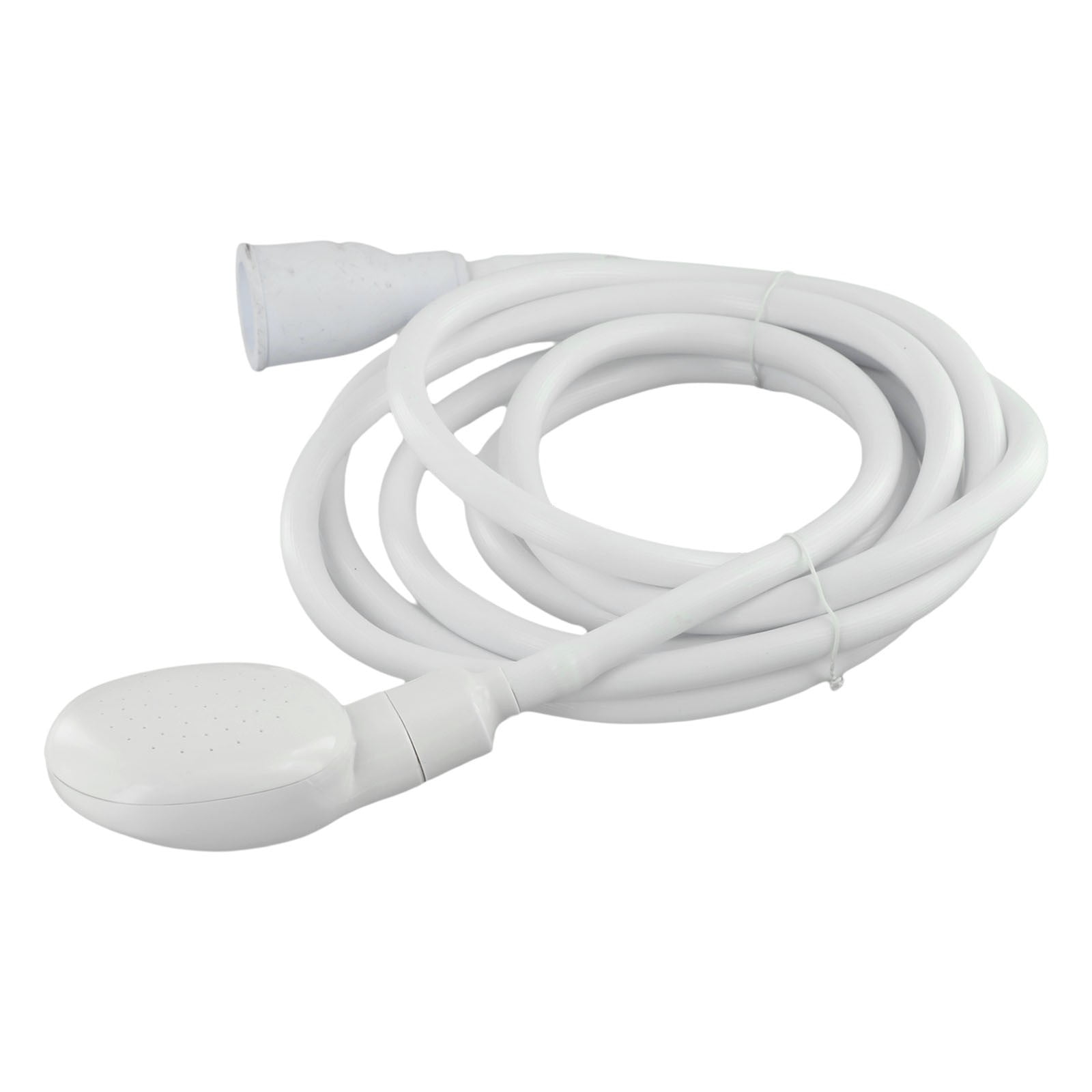 Push On Shower Hose & Head for Single Tap Spray Mixer Tap Bath Tap Kitchen 2M - Image 1