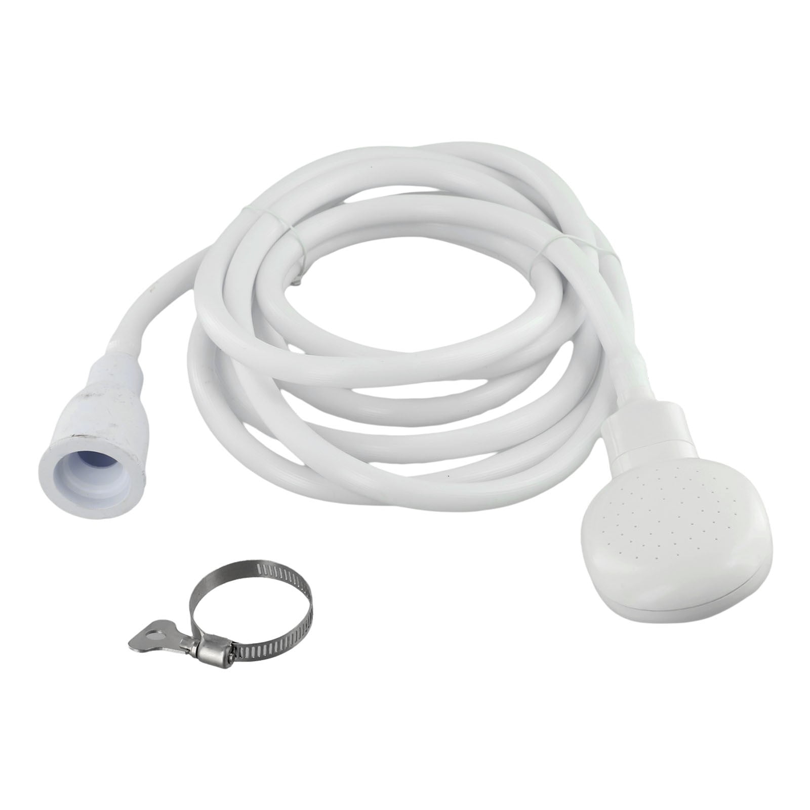 Push On Shower Hose & Head for Single Tap Spray Mixer Tap Bath Tap Kitchen 2M - Image 2