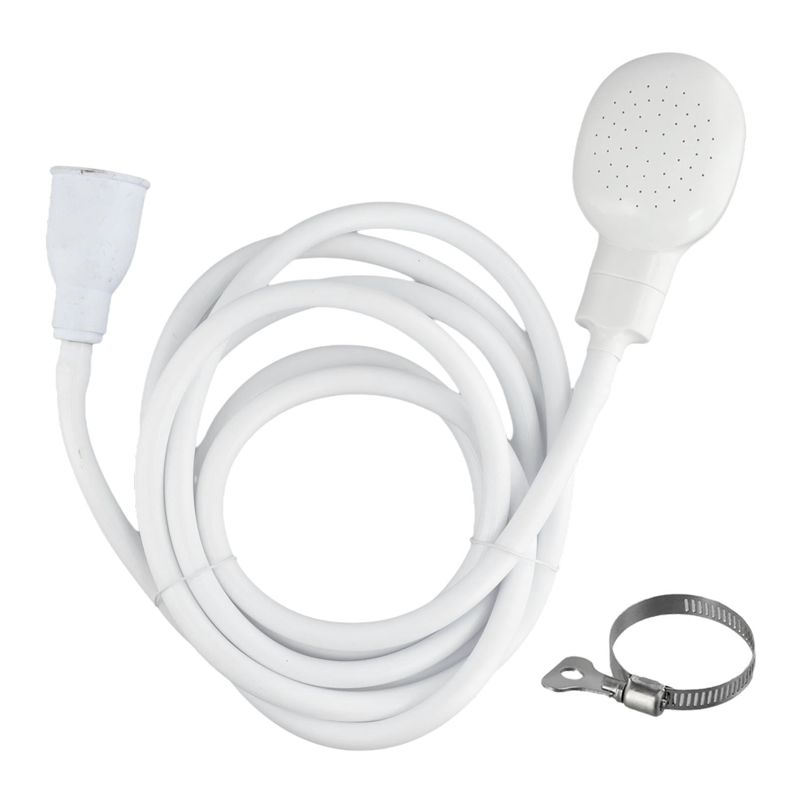 Push On Shower Hose & Head for Single Tap Spray Mixer Tap Bath Tap Kitchen 2M - Image 4