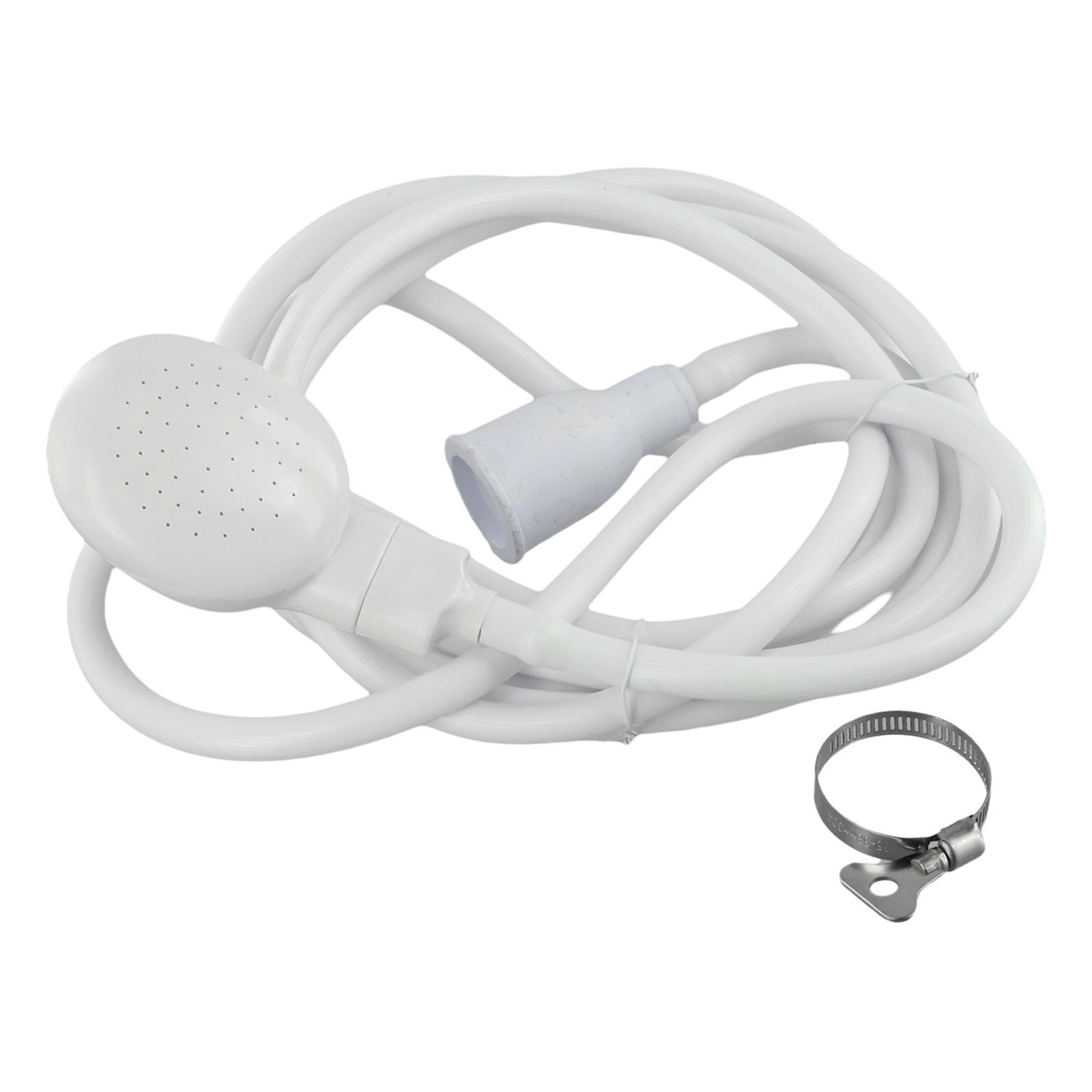 Push On Shower Hose & Head for Single Tap Spray Mixer Tap Bath Tap Kitchen 2M - Image 5
