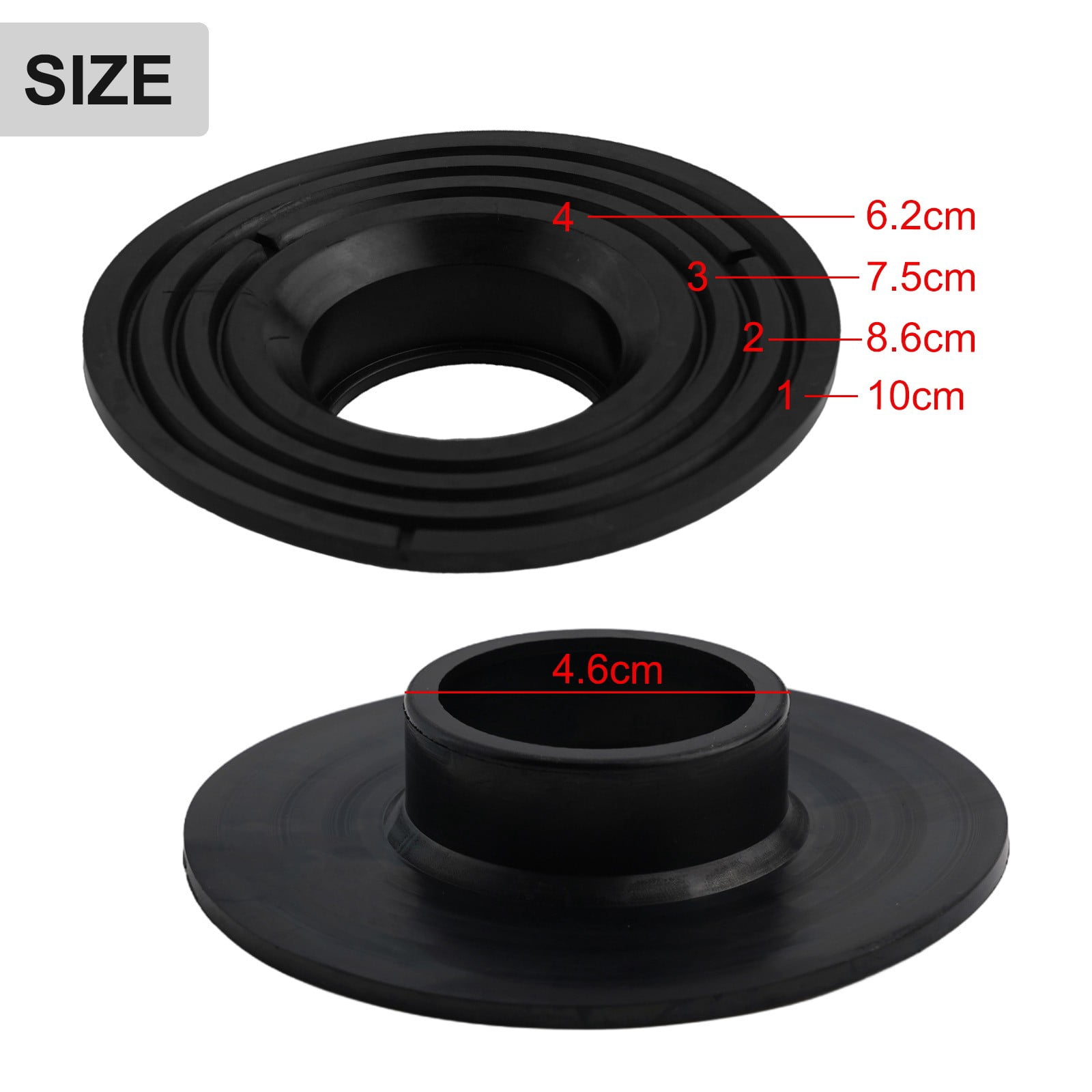 Floor Drain Reducer Silicone Adaptor 2' to 4' Hole - Image 8
