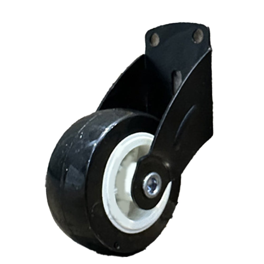 Adjustable Anti Droop Door Support Wheel With Rubber Wheels And Steel Frame Gray Black - Image 1