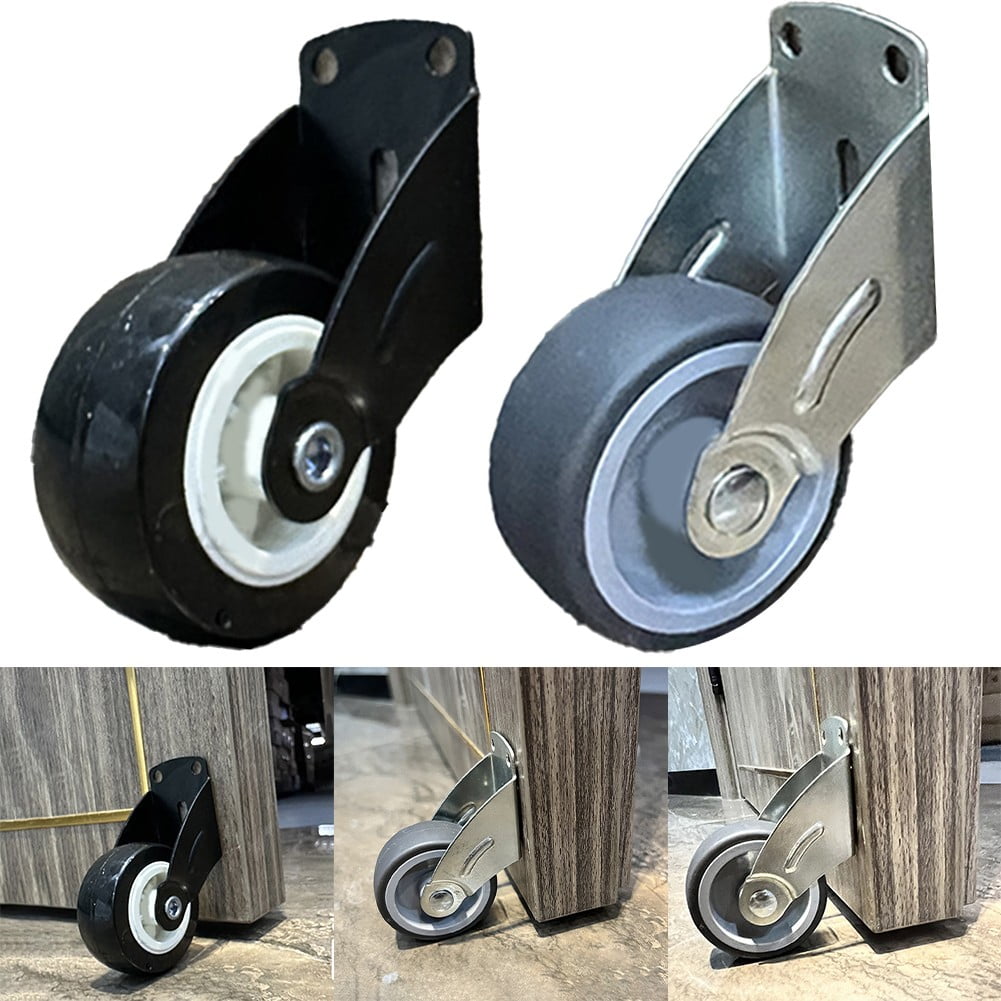 Adjustable Anti Droop Door Support Wheel With Rubber Wheels And Steel Frame Gray Black - Image 7