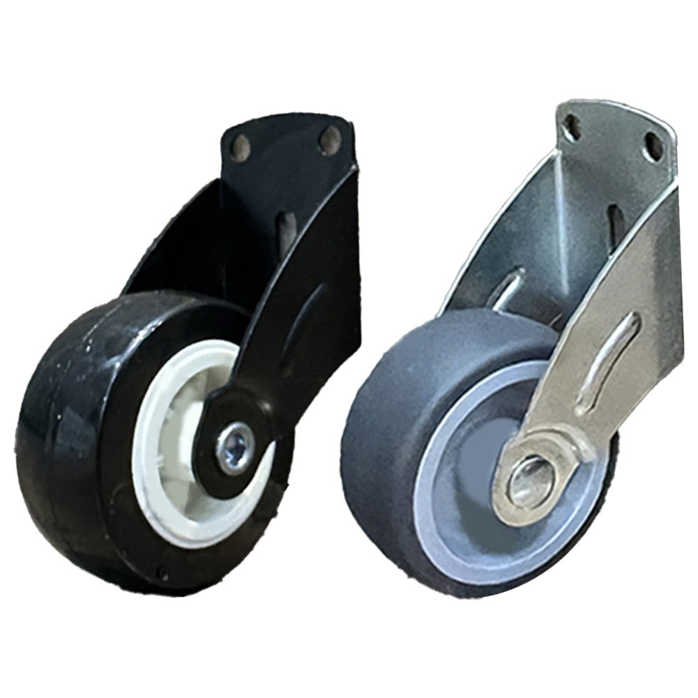 Adjustable Anti Droop Door Support Wheel With Rubber Wheels And Steel Frame Gray Black - Image 8