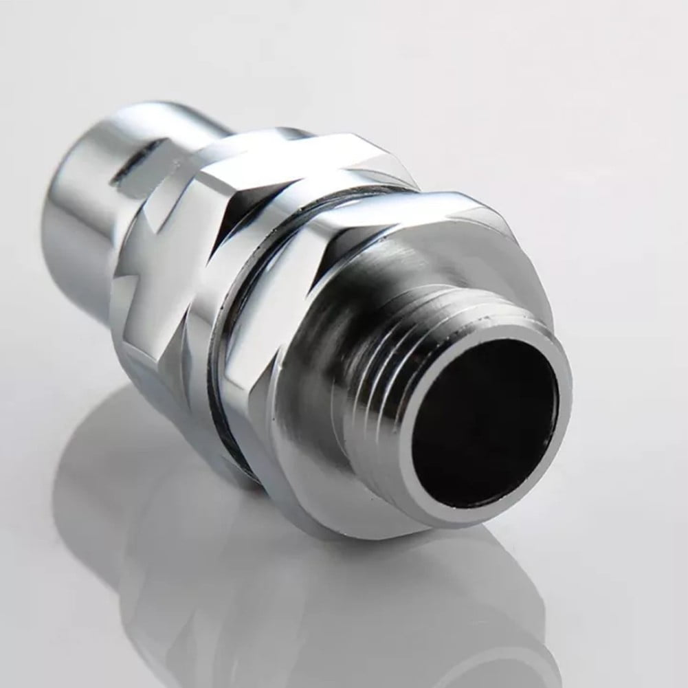 Shower Head Swivel Ball Adapter Connector Ball Joint Brass Shower Extension - Image 2