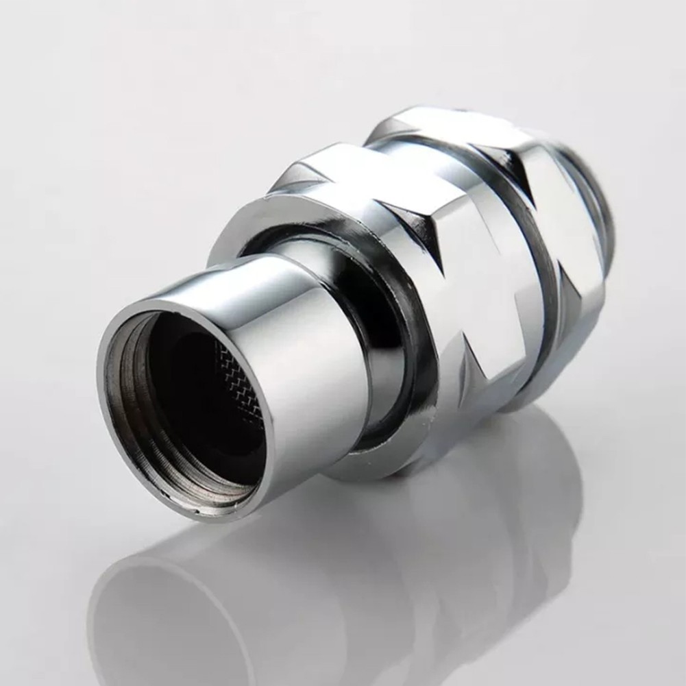 Shower Head Swivel Ball Adapter Connector Ball Joint Brass Shower Extension - Image 5