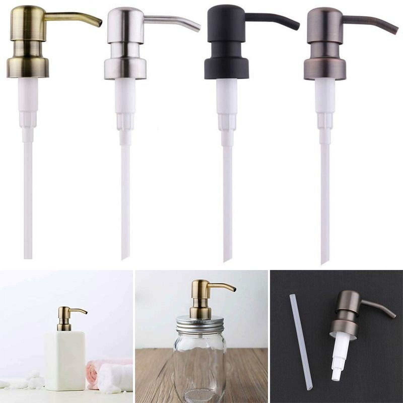 Cosmetics Foundation Pump for Estees Lauder Double Wear and M.A.Cs Make Up Tools Accessories Liquid Foundation Pump Cosmetics Silver Black - Image 5