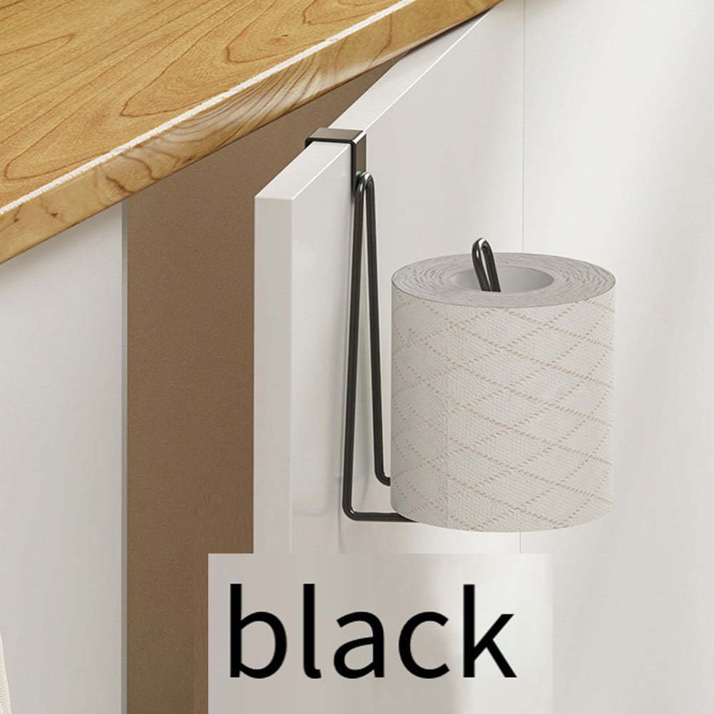 Over The Tank Toilet Paper Holder Hanging Toilet Paper Holder Paper Cabinet White Black - Image 1