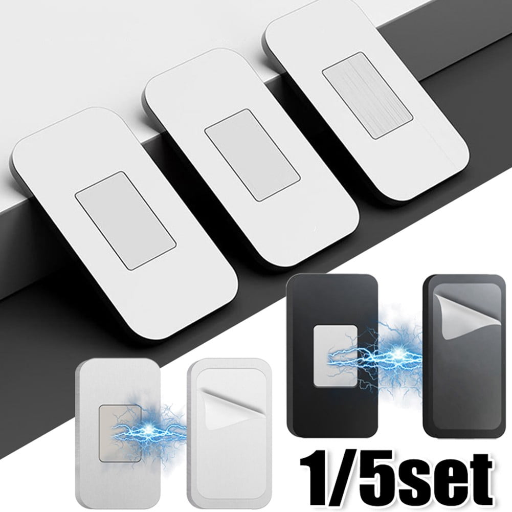 Drawer Catches Easy Installation Powerful Magnetic Closure Secure Hold Silver 5 Set - Image 5