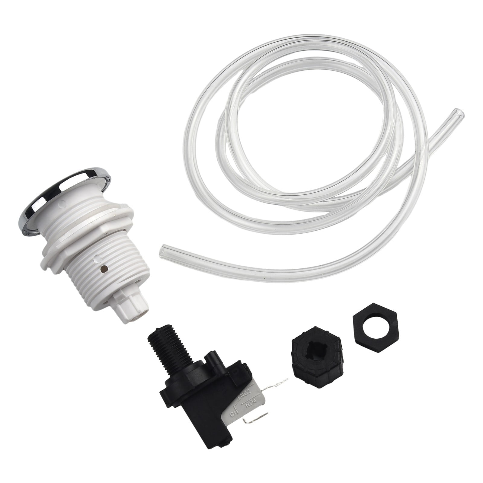 Pneumatic Switch on Off Push Air Switch Button 32mm For Bathtub Spa Waste Garbage Disposal Switch 125-250V 16A - Image 2