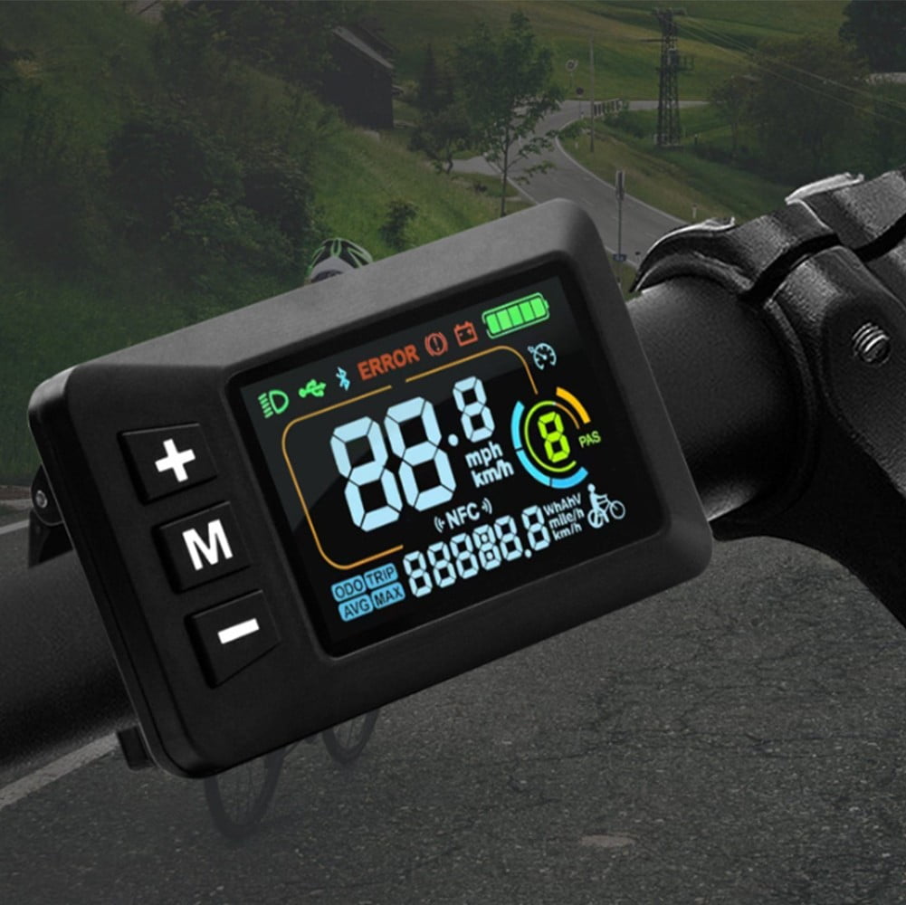 E-Bike Display 24V 36V 48V 60V Lcd Display With 5 Pin Waterproof Interface Cable Fangkenuo - Image 1