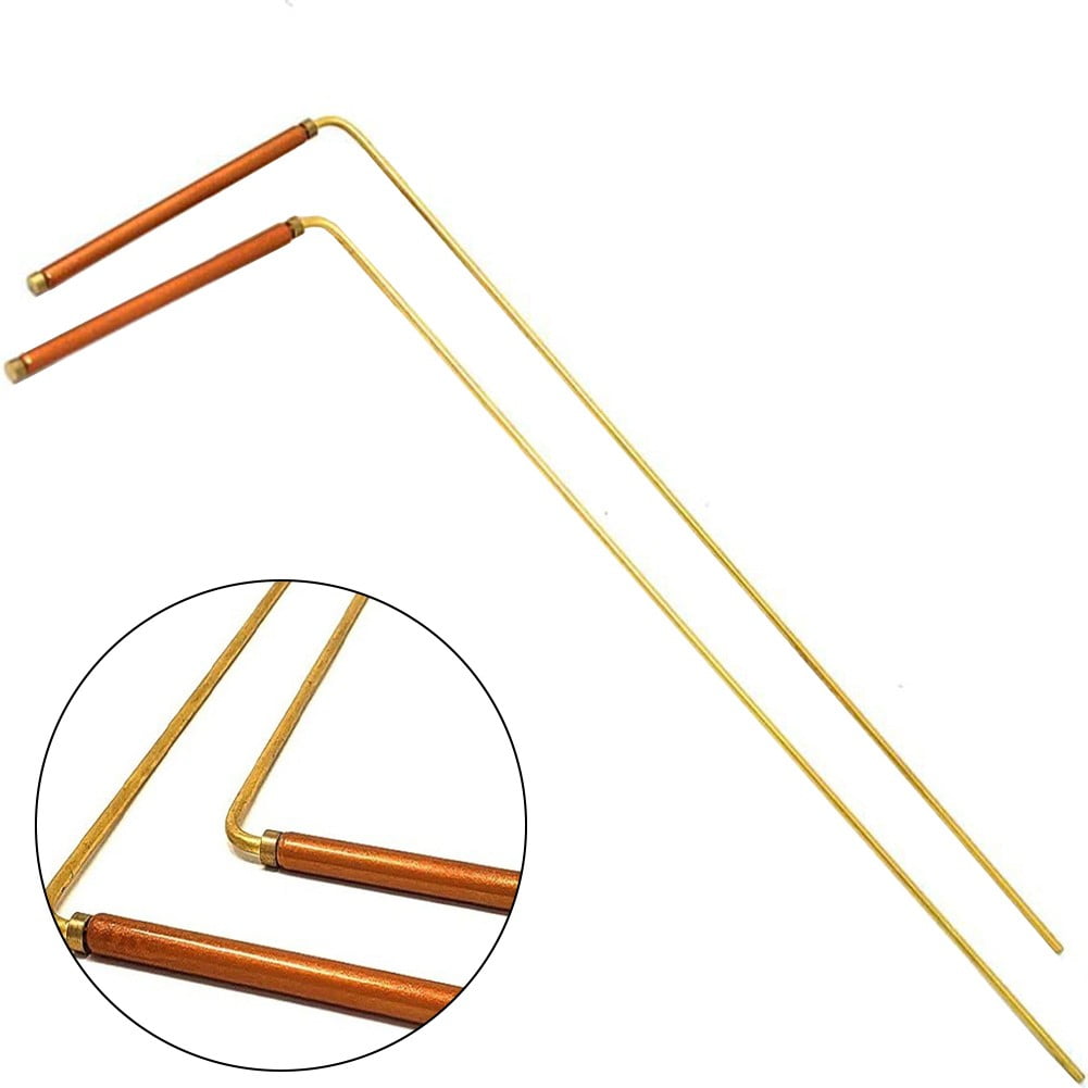 2Pcs Brass Divining Rod Metal Detector for Divination/Treasure Hunting Tool - Image 2