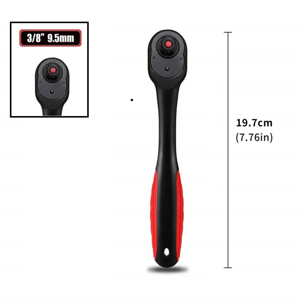 72 Tooth Ratchet Wrench Driver Quick-Release Socket Wrench 9.5Mm Fangkenuo 9.5Mm - Image 8
