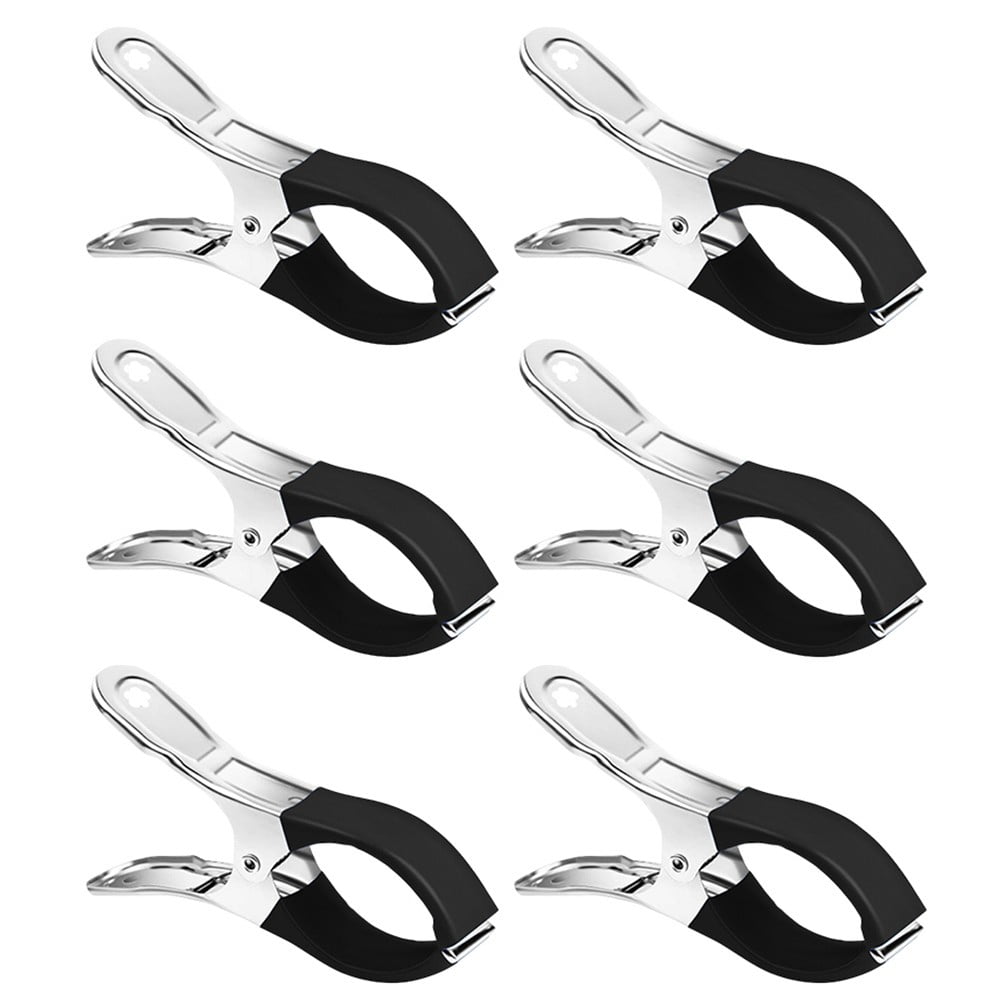 Windproof Pool Cover Clips 30Pcs For Above Ground And Hard Edged Pools-6Pcs Blue 6pcs black - Image 1