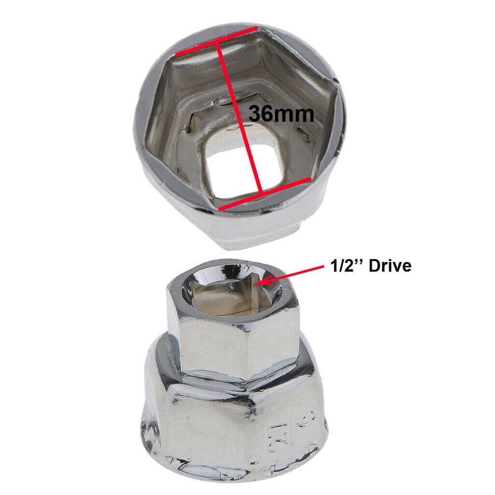 Goodhd 27/32/36Mm Car Oil Filter Wrench Cap Socket Drive Remover Tool Kit,36Mm - Image 5