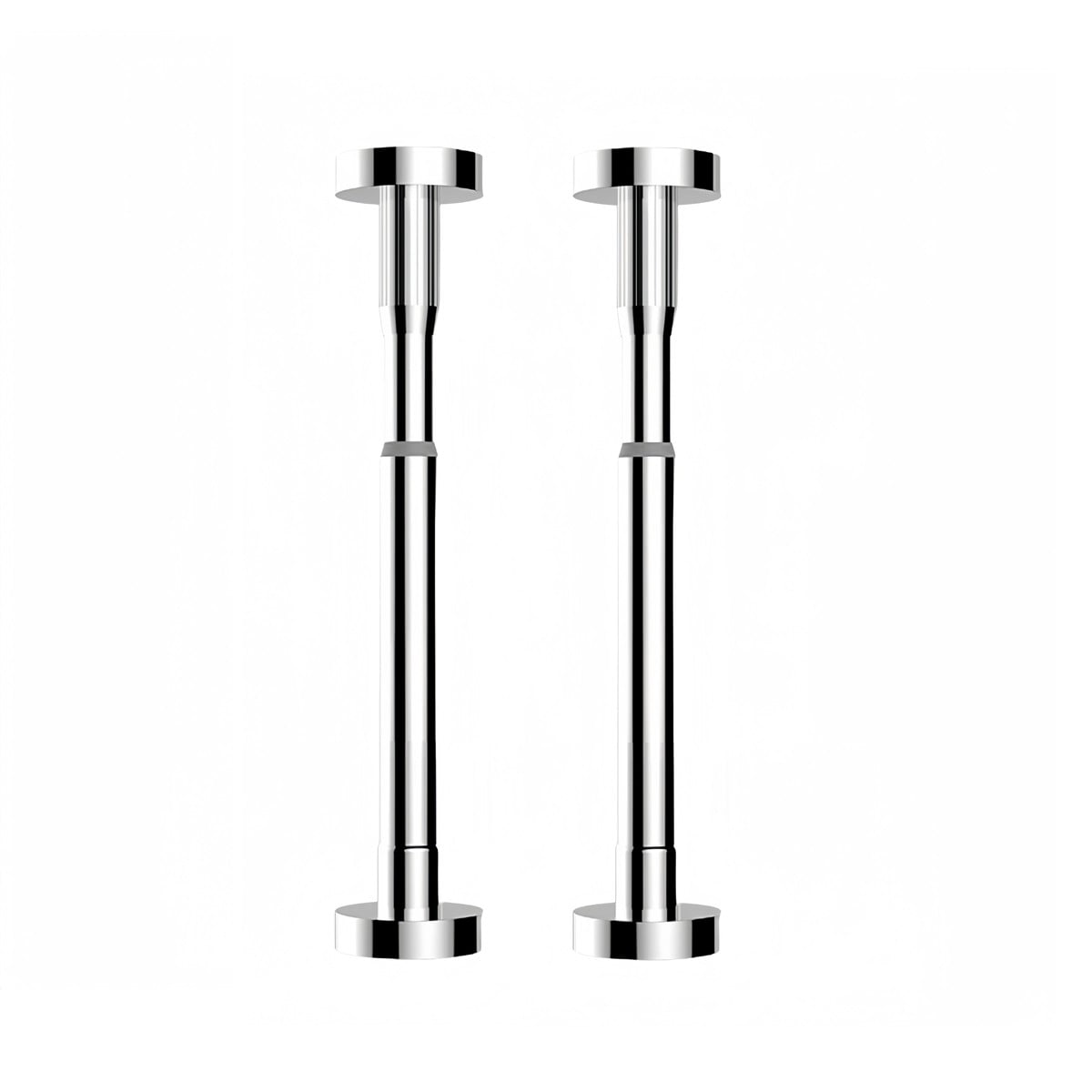 2Pcs Kitchen Sink Brackets Stainless Steel Adjustable Kitchen Sink Bracket Bottom installation Support Legs Kitchen Fixtures (50-80cm Silvery) 35-50cm Silvery - Image 1