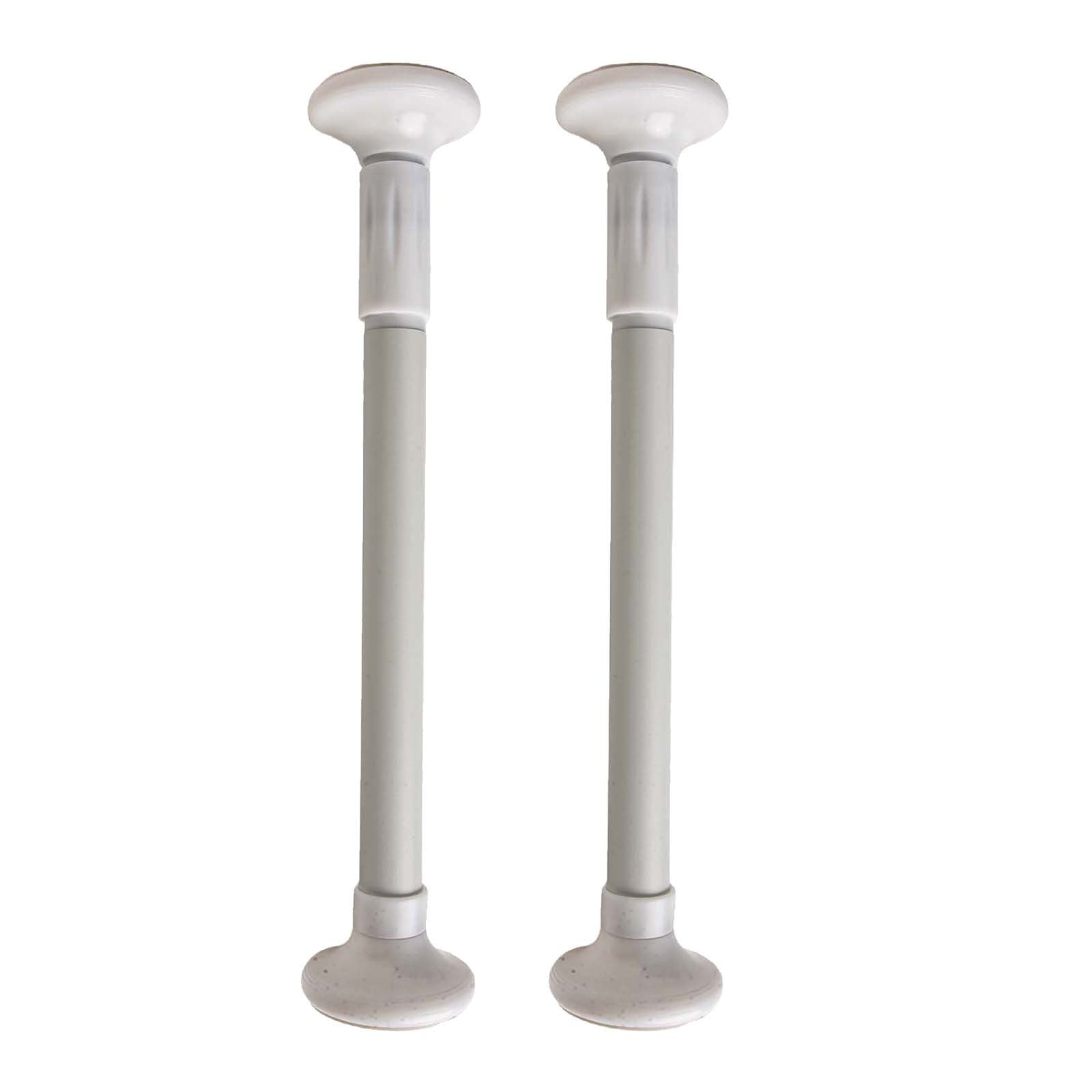 2Pcs Kitchen Sink Brackets Stainless Steel Adjustable Kitchen Sink Bracket Bottom installation Support Legs Kitchen Fixtures (50-80cm Silvery) 35-50cm White - Image 7