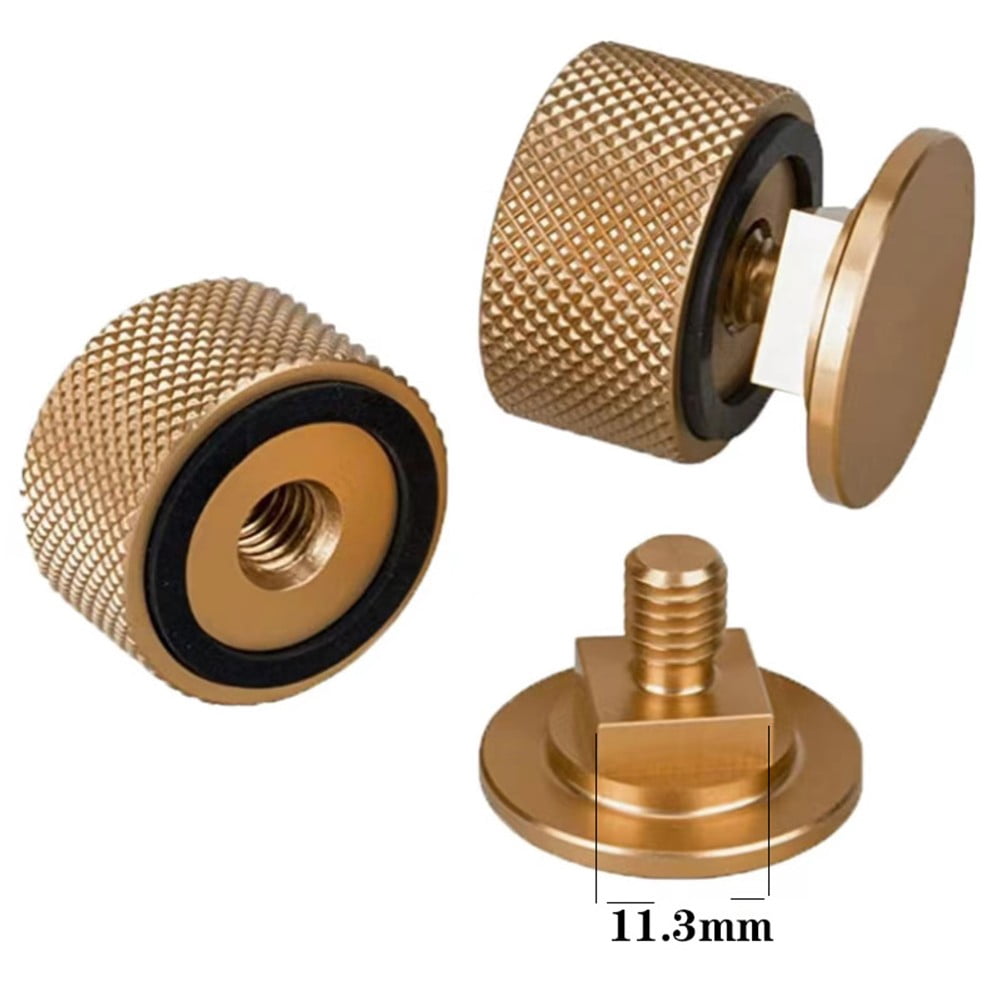 1Pcs Welding Hood Pipeliner Helmet Fasteners Aluminum Helmet Pipeliner Headgear Replacement Parts Accessories Screws Gold - Image 3
