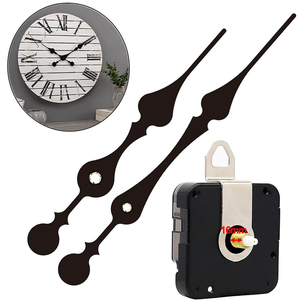 Quality Silent Quartz Diy Mechanism Movement Kit Large Long Hands Clock Movement High Torque Wall Clock Accessories Black E Smile Home A - Image 4