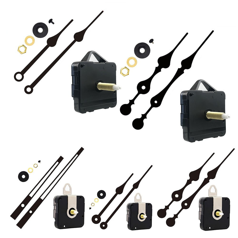 Quality Silent Quartz Diy Mechanism Movement Kit Large Long Hands Clock Movement High Torque Wall Clock Accessories Black E Smile Home A - Image 5