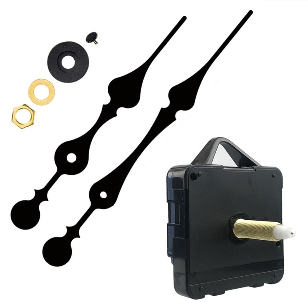 Quality Silent Quartz Diy Mechanism Movement Kit Large Long Hands Clock Movement High Torque Wall Clock Accessories Black E Smile Home B - Image 2