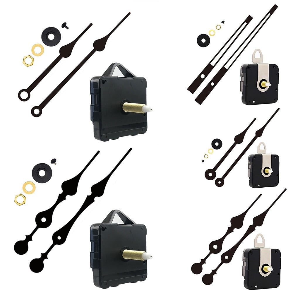 Quality Silent Quartz Diy Mechanism Movement Kit Large Long Hands Clock Movement High Torque Wall Clock Accessories Black E Smile Home B - Image 5
