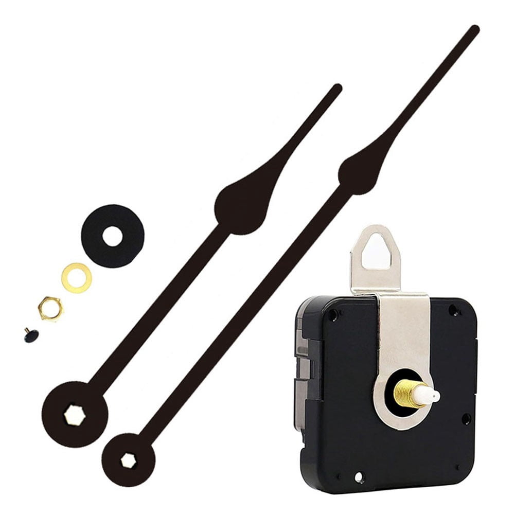 Quality Silent Quartz Diy Mechanism Movement Kit Large Long Hands Clock Movement High Torque Wall Clock Accessories Black E Smile Home D - Image 2
