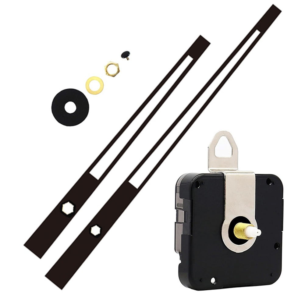 Quality Silent Quartz Diy Mechanism Movement Kit Large Long Hands Clock Movement High Torque Wall Clock Accessories Black E Smile Home E - Image 2