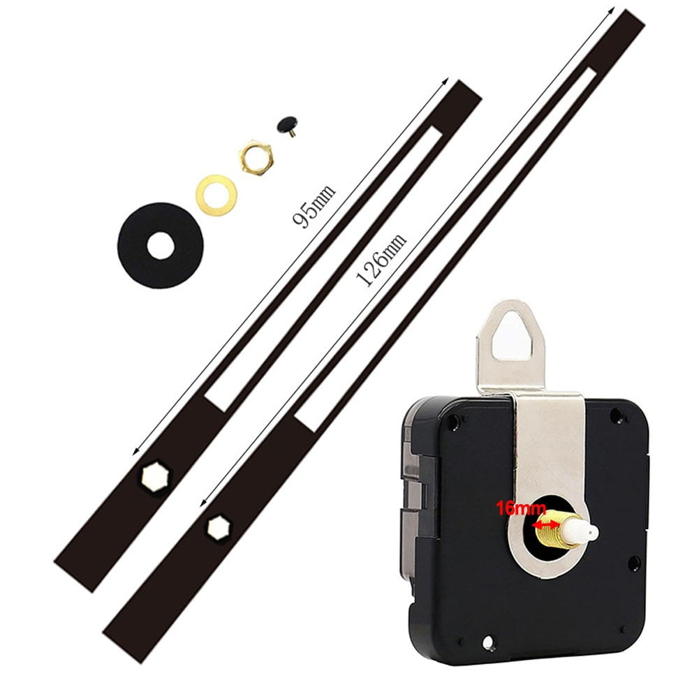 Quality Silent Quartz Diy Mechanism Movement Kit Large Long Hands Clock Movement High Torque Wall Clock Accessories Black E Smile Home E - Image 4