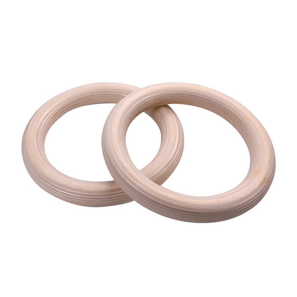 Wooden Gymnastics Rings Perfect For Strength And Conditioning Training 25Mm 19Cm 28Mm 15Cm - Image 2