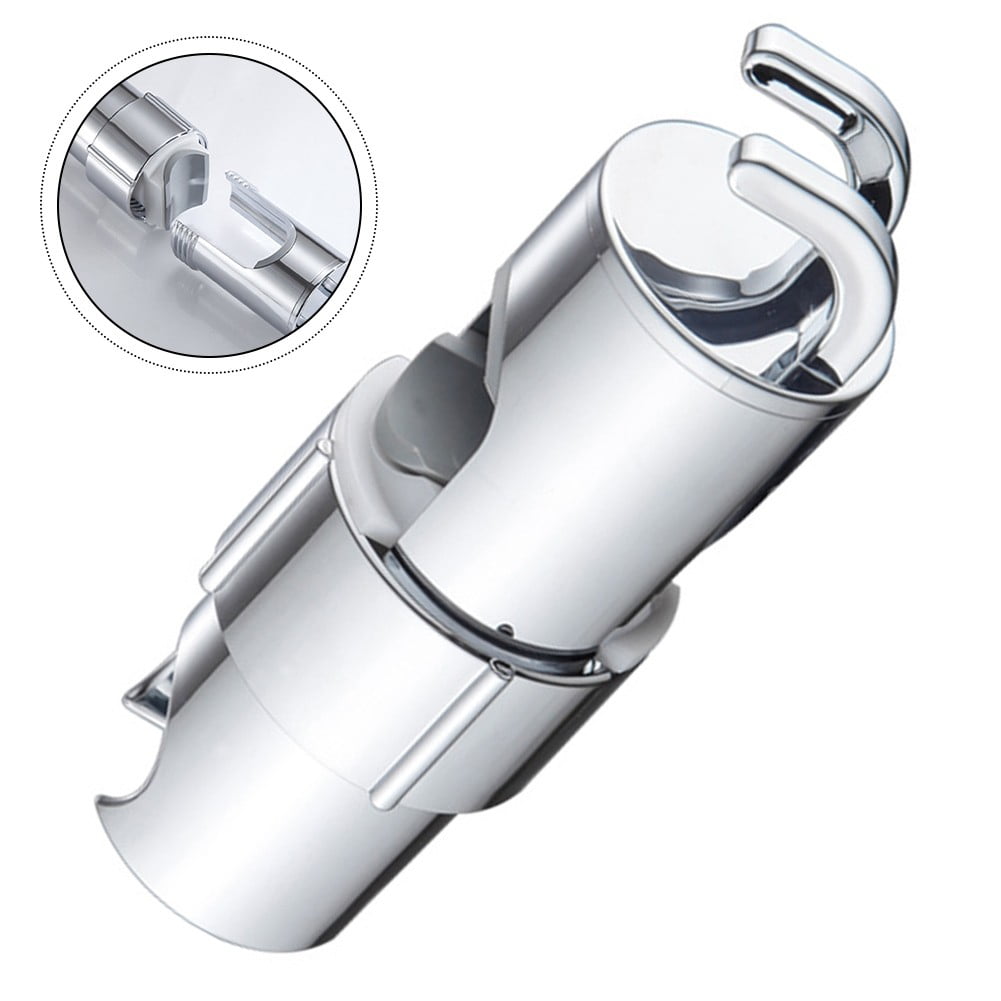 Adjustable Shower Head Holder With 2 Hooks Rotatable Handheld Shower Head Bracket For 16-27Mm Slide Rod Bathroom Accessories \ufeff Smile Home - Image 7
