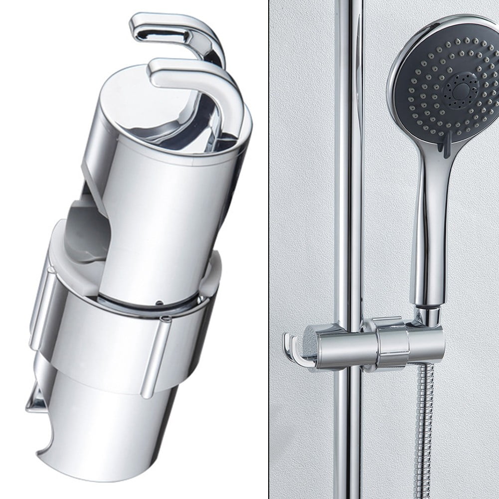 Adjustable Shower Head Holder With 2 Hooks Rotatable Handheld Shower Head Bracket For 16-27Mm Slide Rod Bathroom Accessories \ufeff Smile Home - Image 8