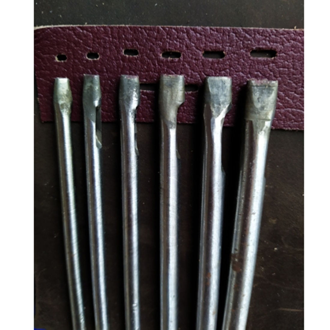 6Pcs/Set Oval Shape Punch Cutter Leather Diy Tool 2Mm 3Mm/4Mm/5Mm/6Mm/7Mm/8Mm Leather Craft Oval Shape Hole Punch Set Smile Home - Image 5
