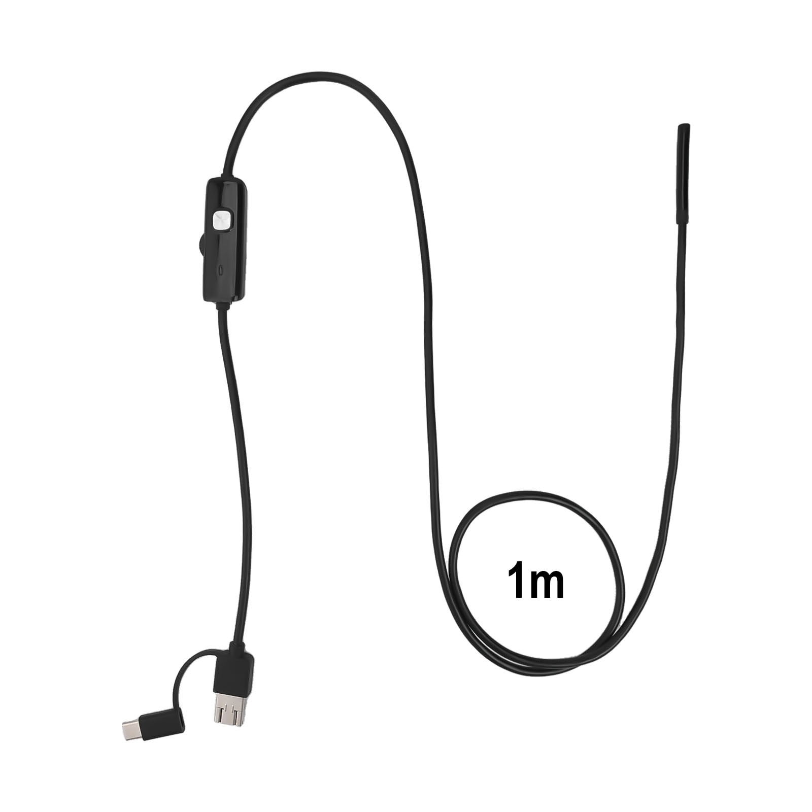 Hd Micro-Usb Type-C 3 In 1 Borescope 5.5Mm Smartphone Camera Endoscoop 1M Smile Home - Image 1